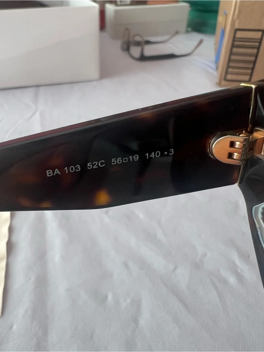 Balenciaga Tortoiseshell Cat Eye Sunglasses with Dark Lenses